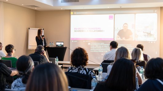 Zdjęcie z Konferencji Stowarzyszenia Praktyków Ochrony Danych (SPOD) pt. „RODOwskazy w Falentach”, która odbyła się w dniach 22 - 24 września 2025