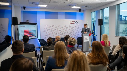 Zdjęcie z konferencji „The Role of the Council of Europe’s Framework Convention on Artificial Intelligence in the Protection of Privacy and Personal Data - Legal, Ethical, and Social Challenges in the AI Era”