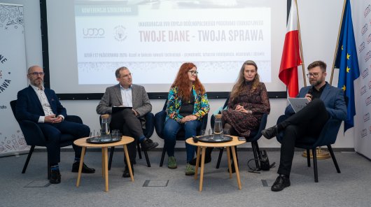 zdjęcie z konferencji „Uczeń, dane osobowe, technologia. Jak budować bezpieczną i odporną cyfrowo szkołę?,” która odbyła się 27 i 28 października 2026 r.